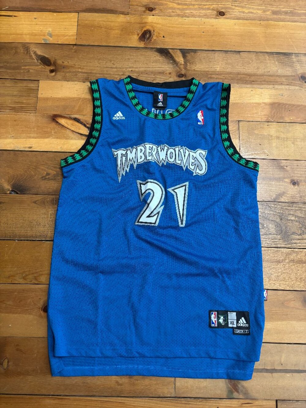 Vintage Minnesota Timberwolves Kevin Garnett 21 Jersey NBA/Adidas